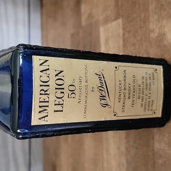 Empty JW Dant Distillers had an American Legion 50th anniversary 1969 square cob - Picture 5 of 6